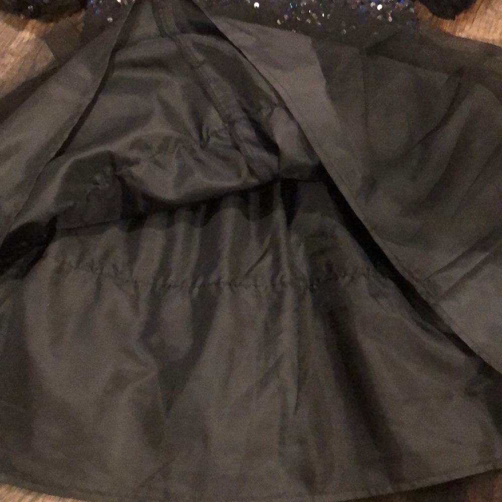 NWOT! Cat & Jack black sequin tulle dress - Picture 6 of 7